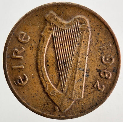 1982 Irish 1p One-Pence Coin | Fine Collectable Grade