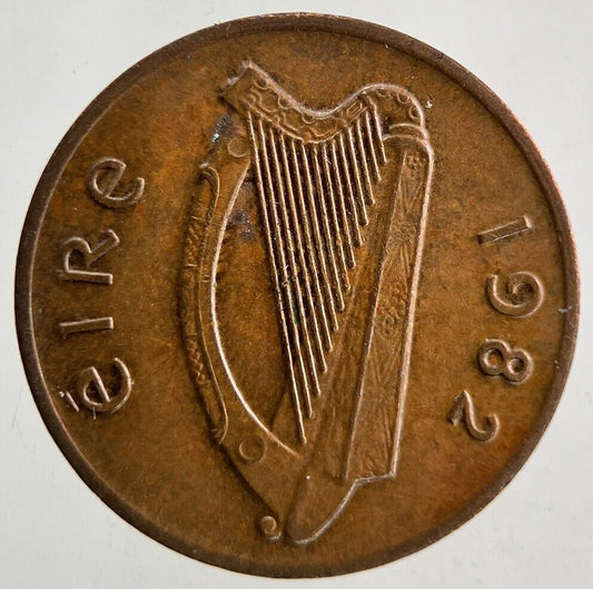 1982 Irish 1p One-Pence Coin | Fine Collectable Grade