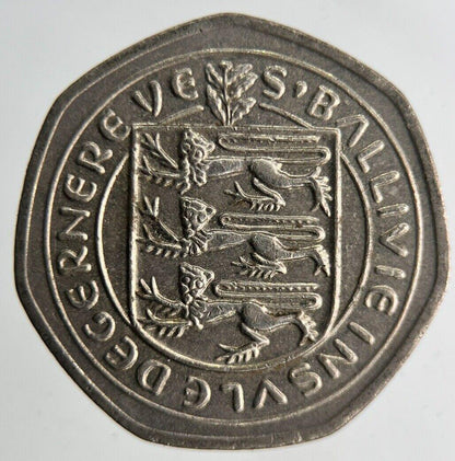 1983 Bailiwick Of Jersey 20p Twenty 20 Pence Coin | Fine Collectable Grade