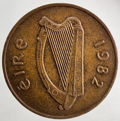 1982 Irish 2p 2 Two-Pence Coin | Fine Collectable Grade