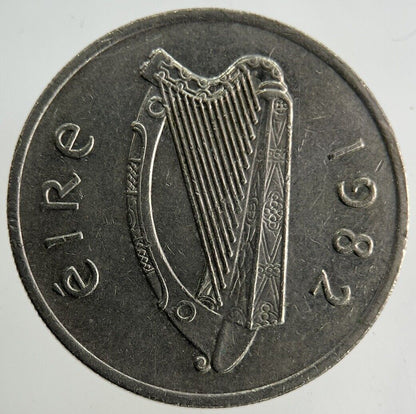 1982 Irish 5p Five-Pence Coin | Fine Collectable Grade