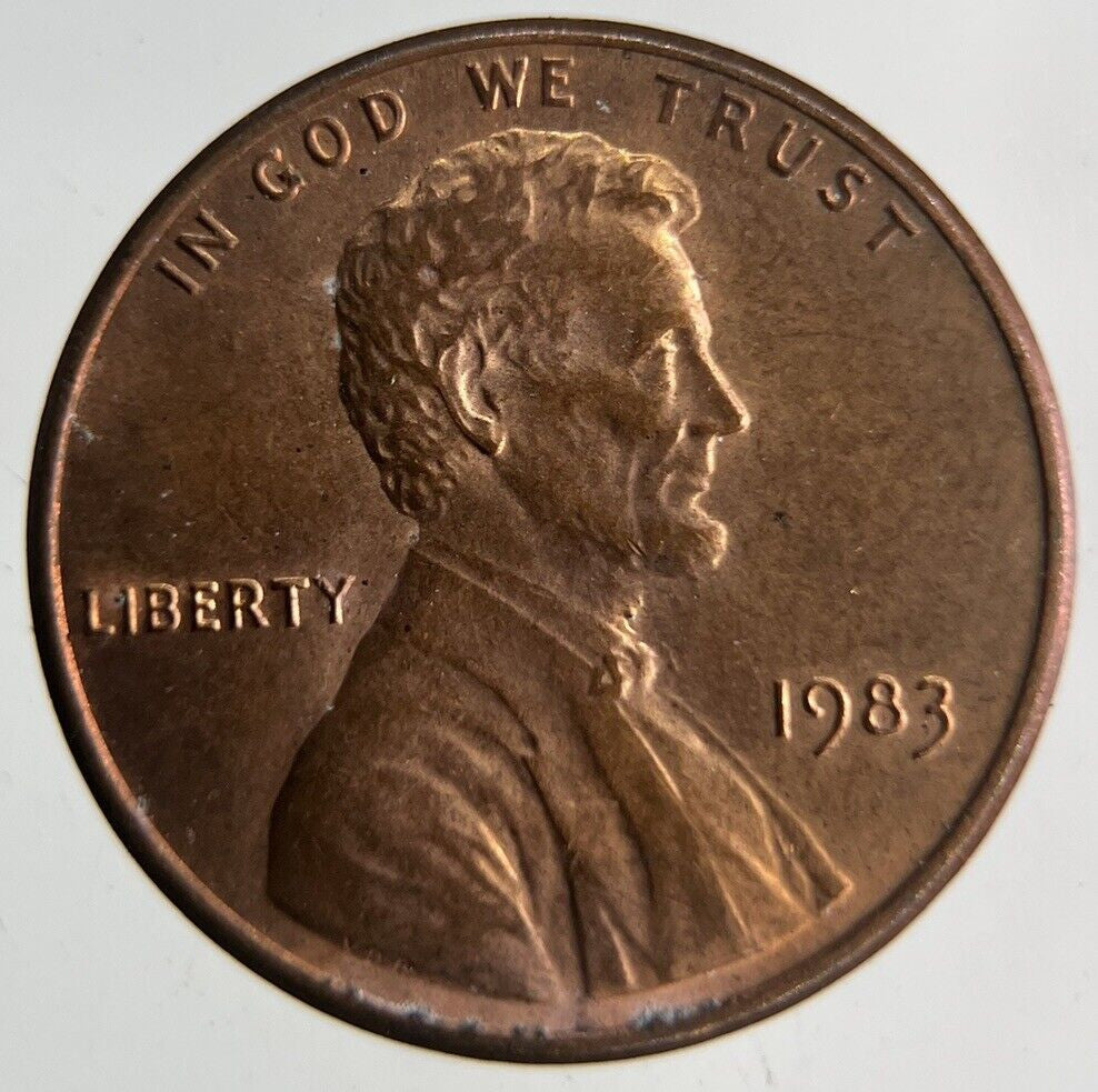 1983 US USA One Cent Coin | Fine Collectable Grade