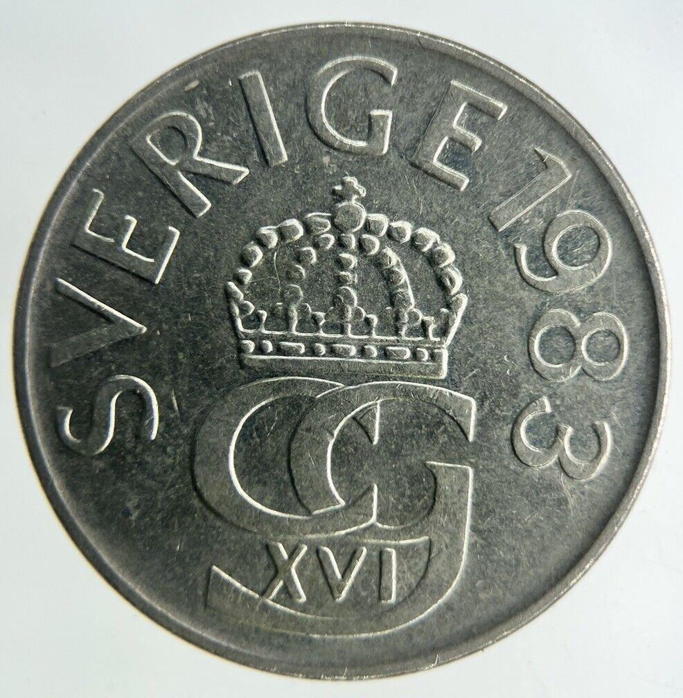 1983 Sweden 5 Kronor Coin | Fine Collectable Grade
