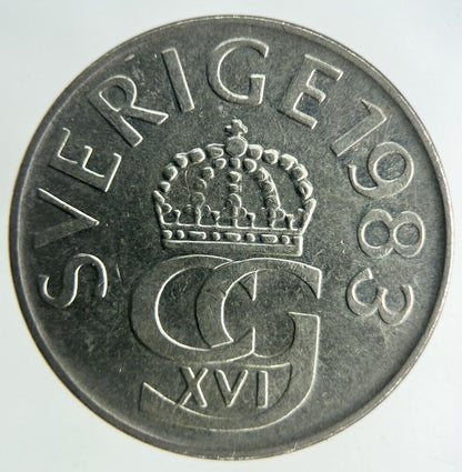 1983 Sweden 5 Kronor Coin | Fine Collectable Grade