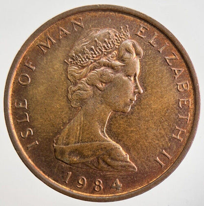 1984 Isle of Man 2 Two-Pence Coin | Very High Grade | a4816