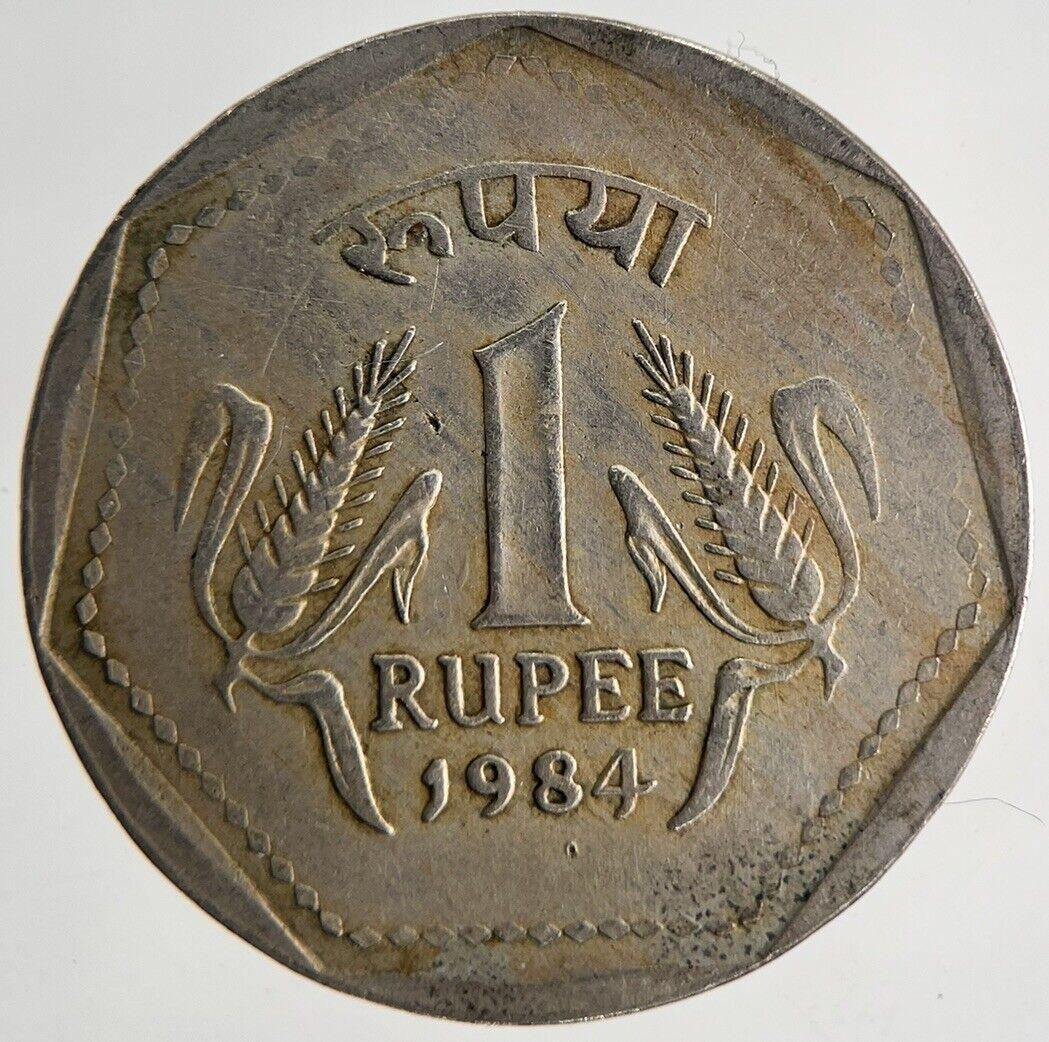 1984 India 1 One Rupee Coin | Fine Collectable Grade