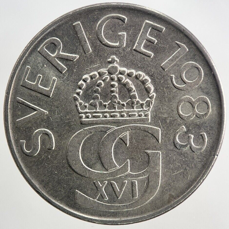 1983 Sweden 5 Kronor Coin | Very High Grade