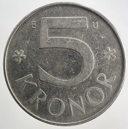 1983 Sweden 5 Kronor Coin | Very High Grade
