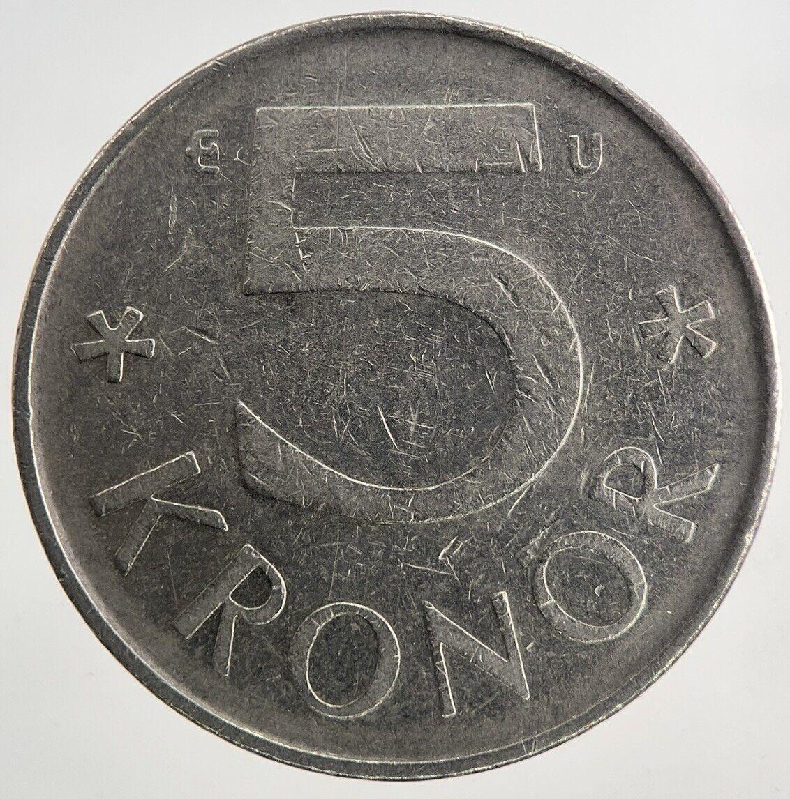 1984 Sweden 5 Kronor Coin | Very High Grade