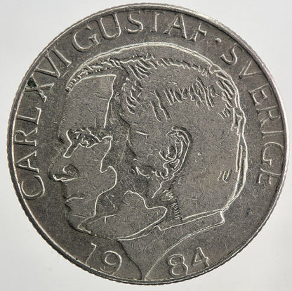 1984 Sweden 1 Krona Coin | Very High Grade