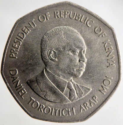 1985 Africa Kenya 5 Shillings Coin | Fine Collectable Grade