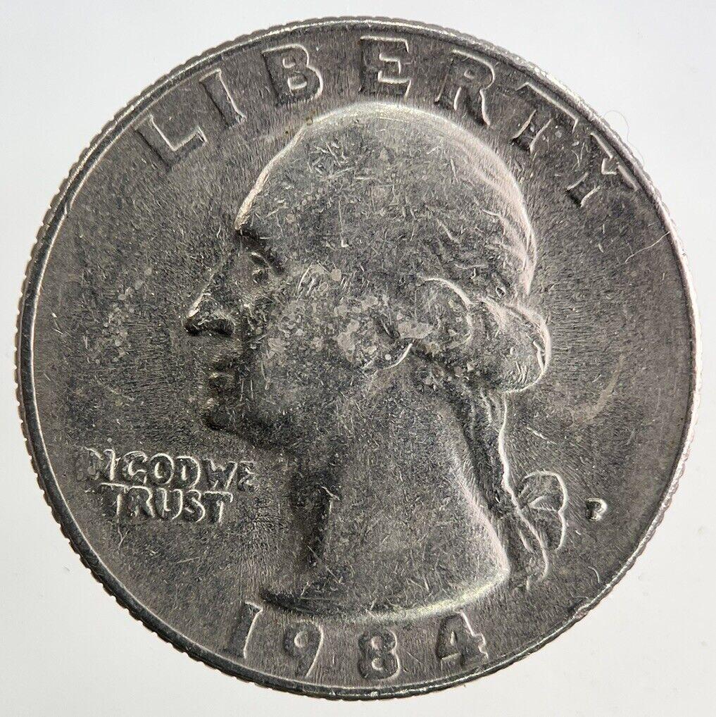 1984 US USA Quarter Dollar Coin | Fine Collectable Grade