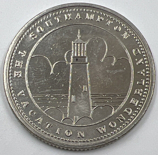 1983 Southampton Vacation Wonderland 125 Anniversary Coin | Fine Grade | a1545