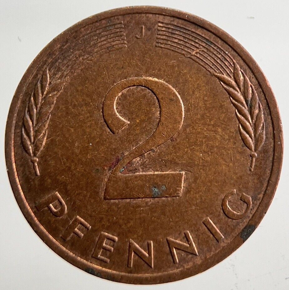 1984 Germany 2 Pfennig Coin | Very High Grade | a4951