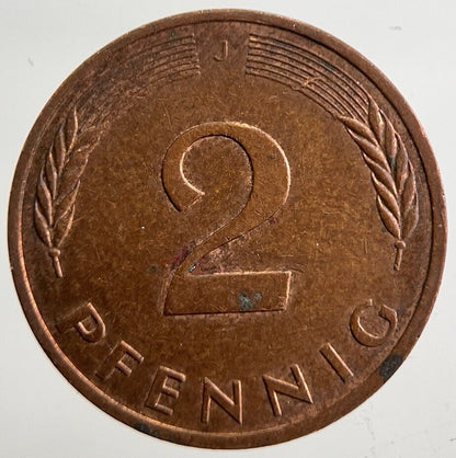 1984 Germany 2 Pfennig Coin | Very High Grade | a4951