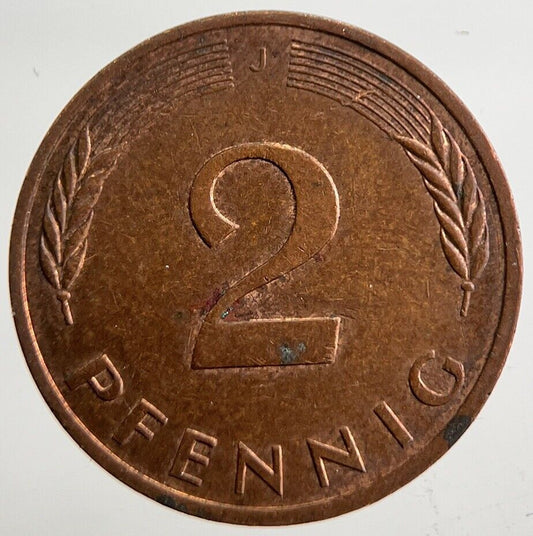 1984 Germany 2 Pfennig Coin | Very High Grade | a4951