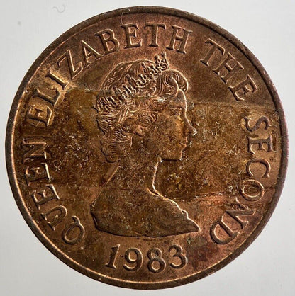 1983 Jersey 2p Two-Pence Coin | Very High Grade | a4975