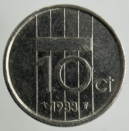 1983 Netherlands 10 Cents Coin | Fine Collectable Grade