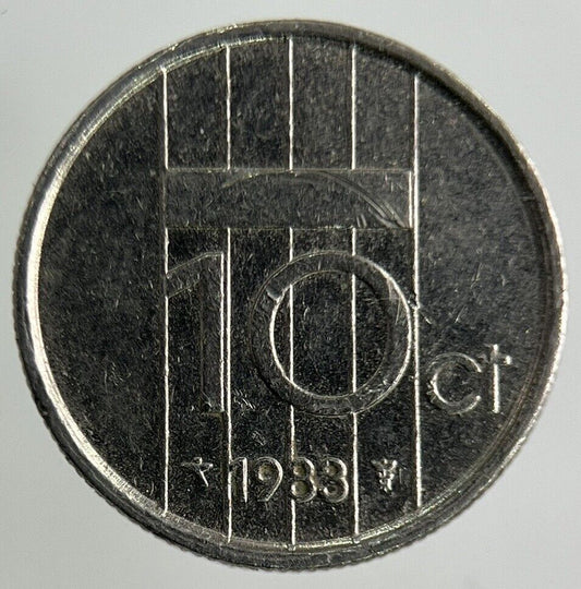 1983 Netherlands 10 Cents Coin | Fine Collectable Grade