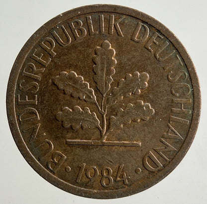 1984 Germany 1 Pfennig Coin | Fine Collectable Grade