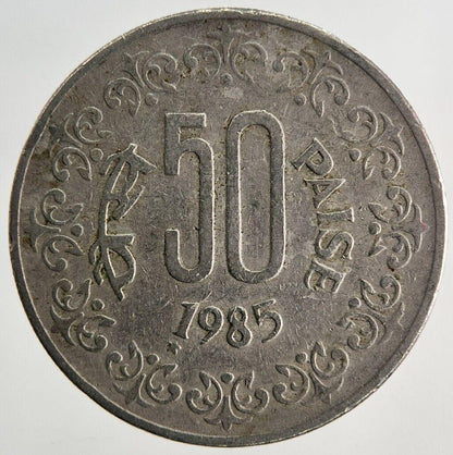 1985 India 50 Paise Coin | Fine Collectable Grade