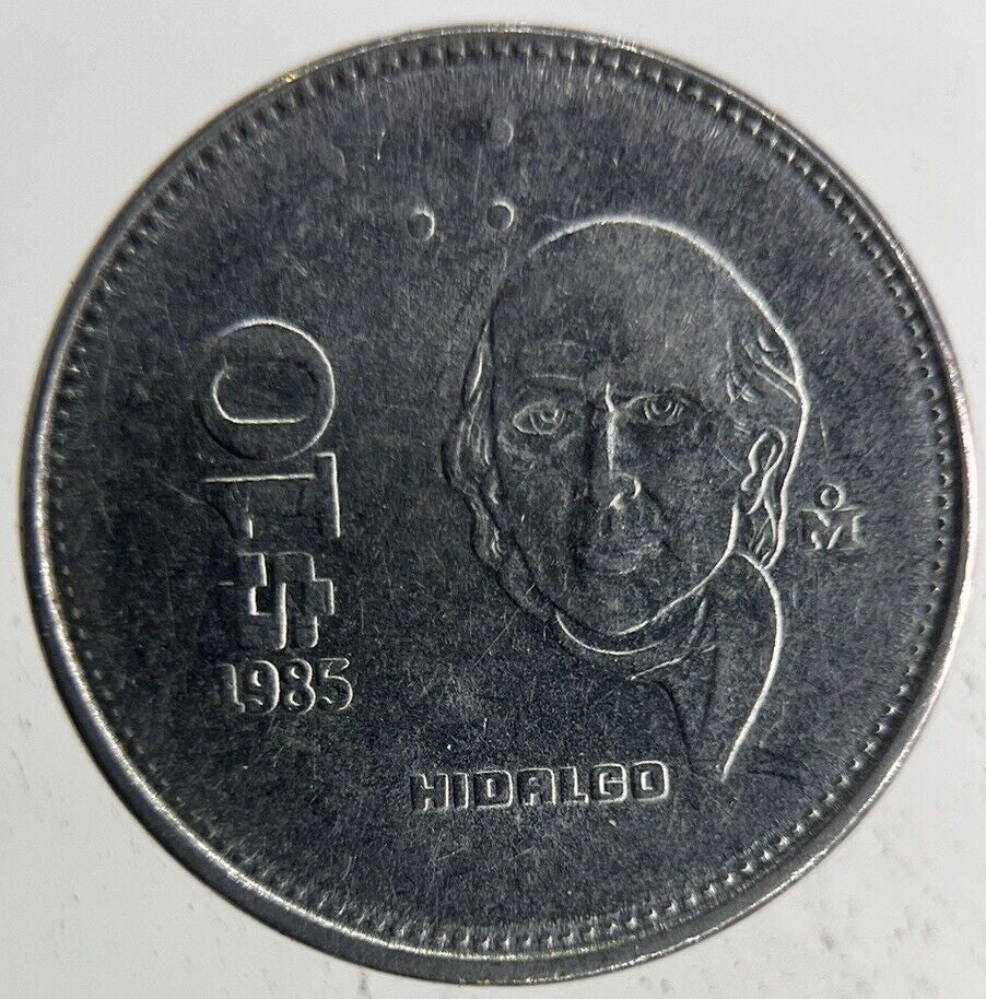 1985 Mexico 10 Pesos Coin | Very High Grade