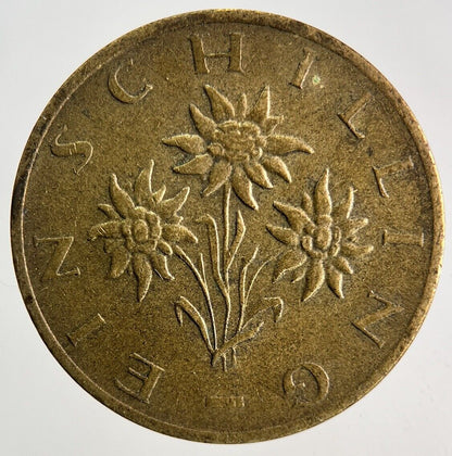 1985 Austria One Schilling Coin | Fine Collectable Grade