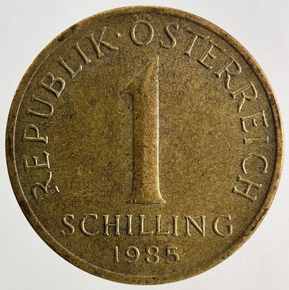 1985 Austria One Schilling Coin | Fine Collectable Grade
