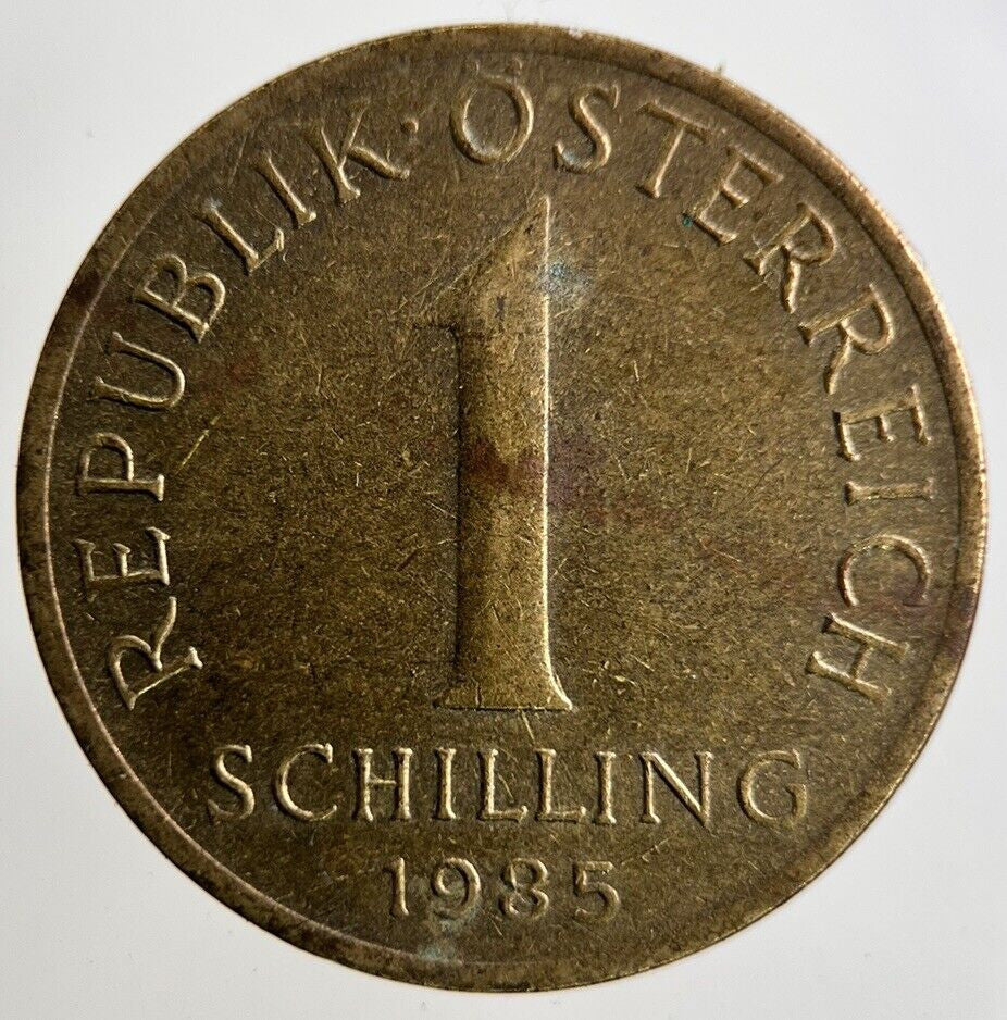1985 Austria 1 Schilling Coin | Fine Collectable Grade