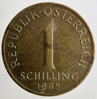 1985 Austria 1 Schilling Coin | Fine Collectable Grade