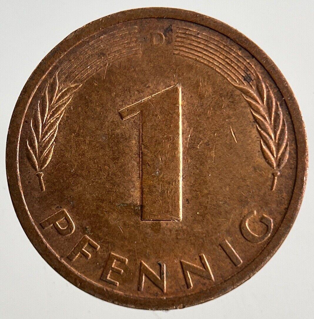 1986 Germany 1 Pfennig Coin | Very High Grade