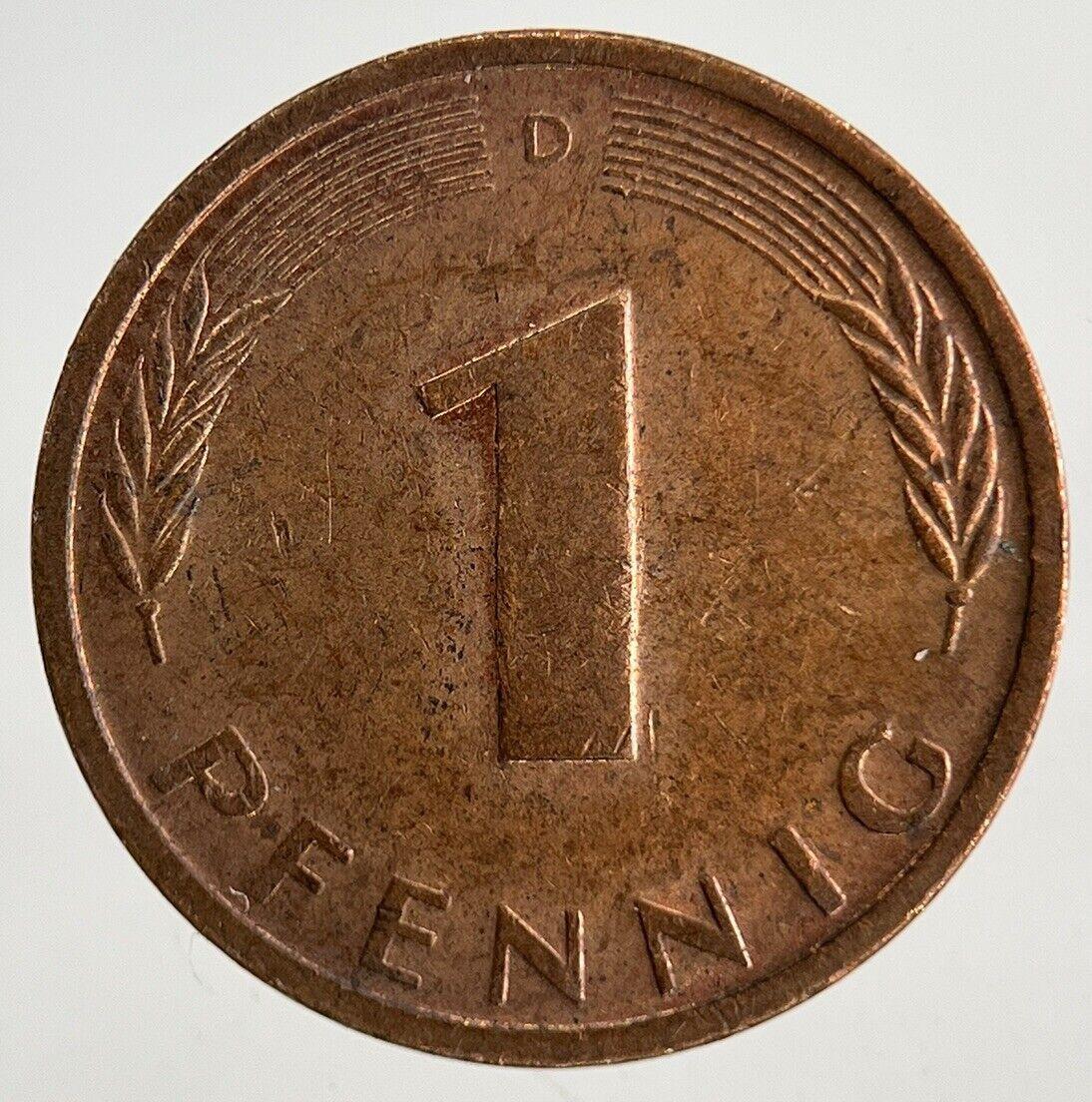 1986 Germany 1 Pfennig Coin | Very High Grade