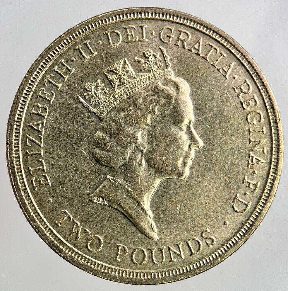 1986 Elizabeth II 2nd £2 Two Pound Coin | Fine Collectable Grade