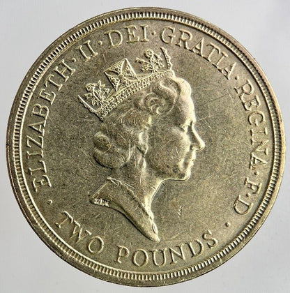 1986 Elizabeth II 2nd £2 Two Pound Coin | Fine Collectable Grade
