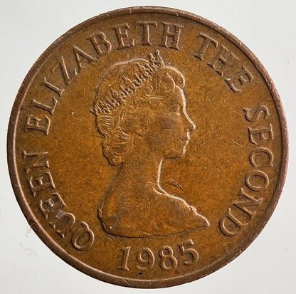 1985 Jersey 1p 1 One Penny Coin | Very High Grade | a4997