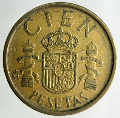 1986 Spain 100 Pesetas Coin | Fine Collectable Grade