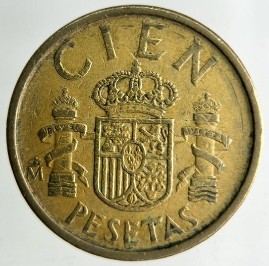 1986 Spain 100 Pesetas Coin | Fine Collectable Grade