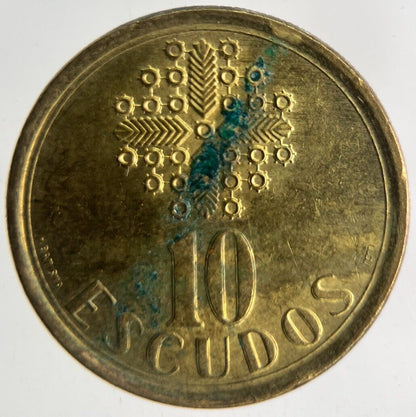 1986 Portugal 10 Escudos Coin | Fine Collectable Grade