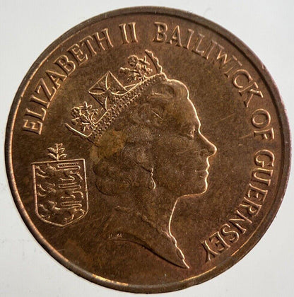 1986 Jersey 1 One Penny Coin | Very High Grade | a4897