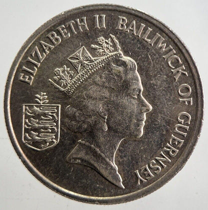 1986 Jersey 5p 5 Five-Pence Coin | Very High Grade | a4904