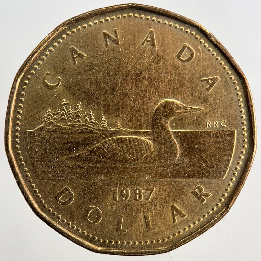 1987 Canada One Dollar Coin | Fine Collectable Grade