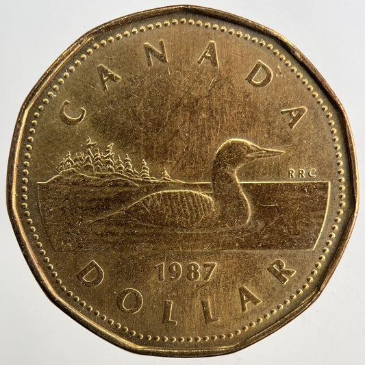 1987 Canada One Dollar Coin | Fine Collectable Grade