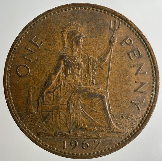 1967 Elizabeth II 2nd One Penny Coin | Fine Collectable Grade
