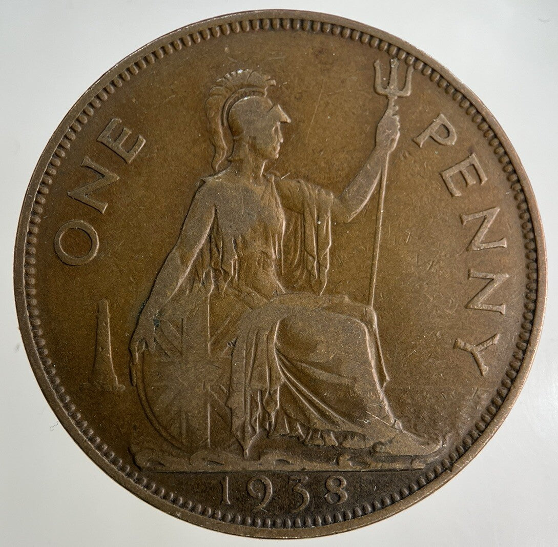 1938 George VI One Penny Coin | Collectable Grade