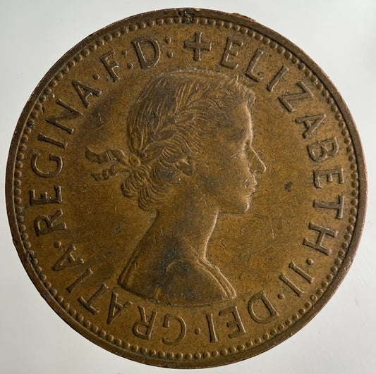 1963 Elizabeth II 2nd One Penny Coin | Fine Collectable Grade