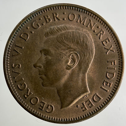 1952 George VI Half-Penny Coin | Very High Grade