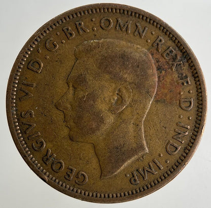 1942 George VI Half-Penny Coin | Collectable Grade