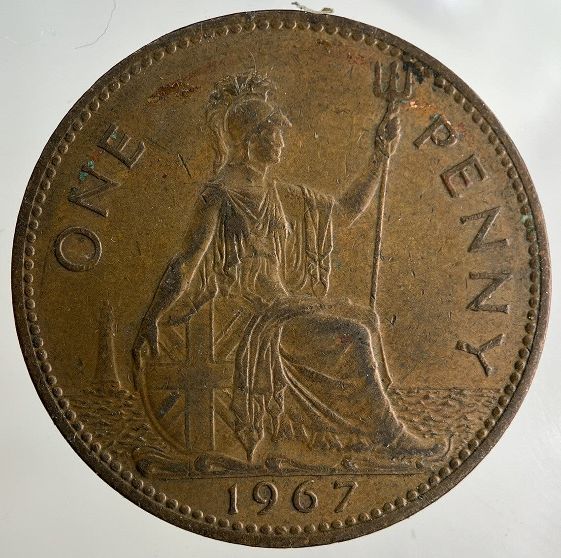 1967 Elizabeth II 2nd One Penny Coin | Fine Collectable Grade