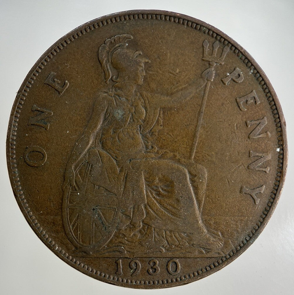 1930 George V One Penny Coin | Collectable Grade