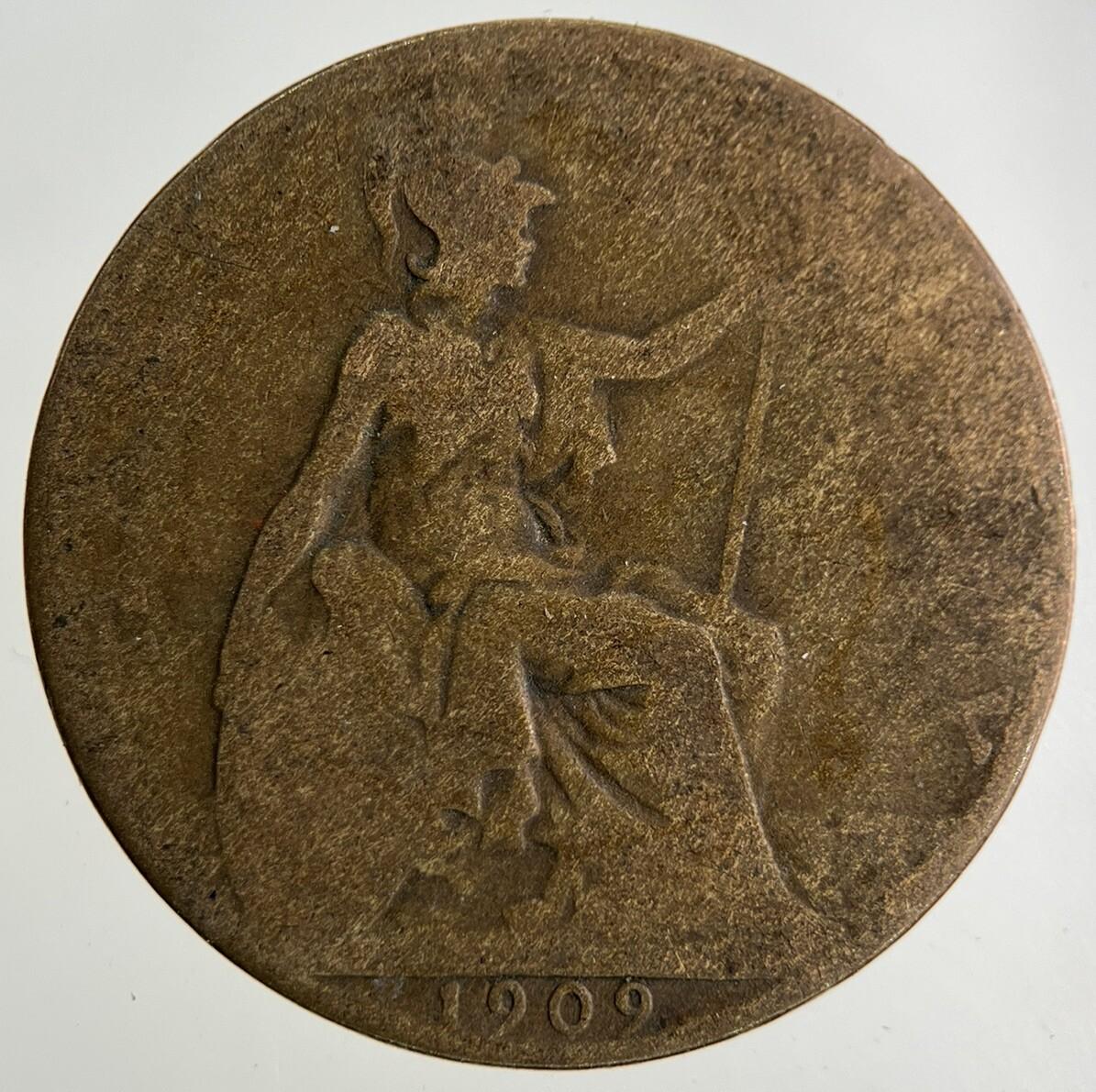 1909 Edward VII Half-Penny Coin | Collectable Grade